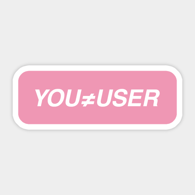 You are not the user Sticker by annacush